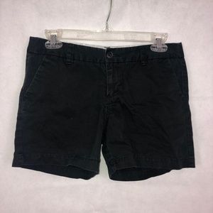 MERONA Women's Black 100% Cotton Shorts Size 2